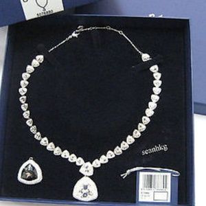 Swarovski Begin 3-in-1 necklace with 2 pendants an